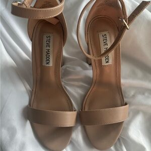 Steve Madden Nude Strap Heels